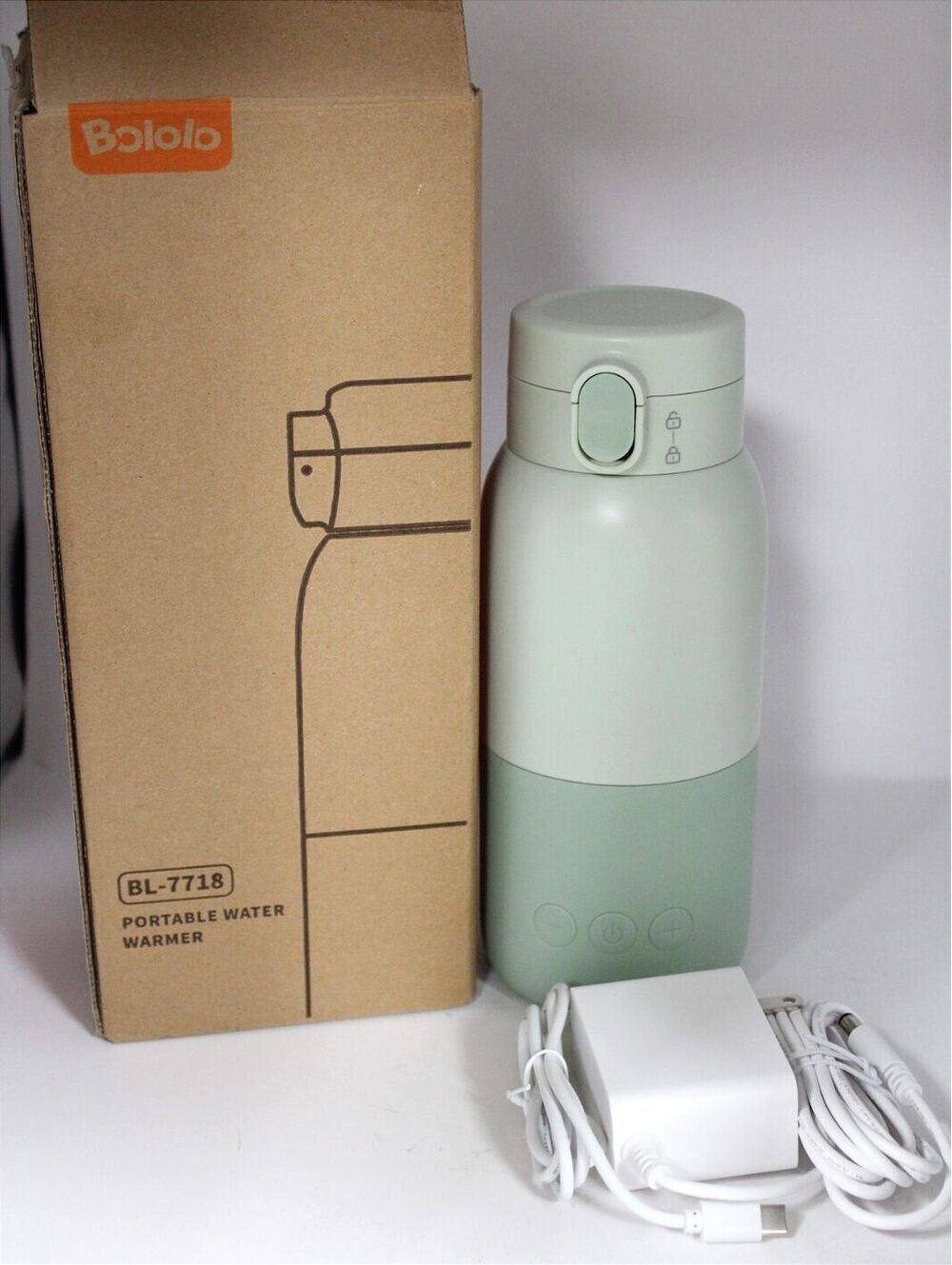 Bololo Portable Water Warmer Sage Green